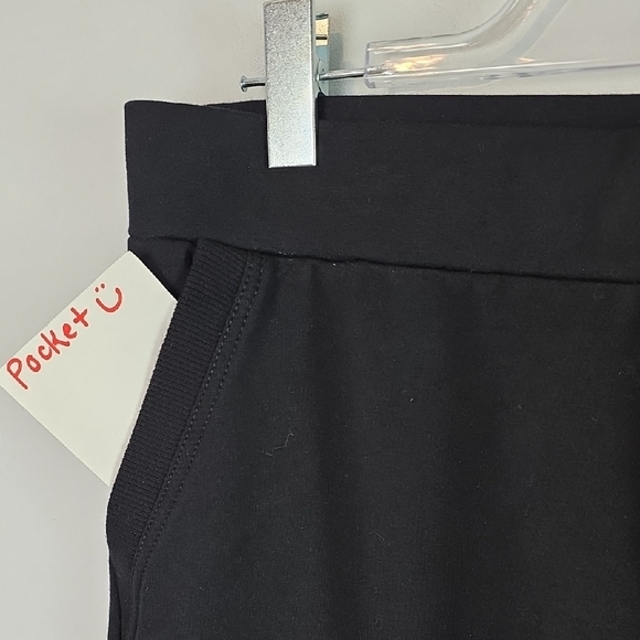 NEW Lauren Ralph Lauren active black straight leg sweat pants XL - Picture 2 of 7